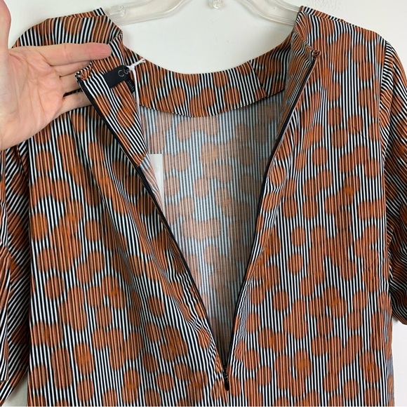 COS Printed Asymmetric Tie Midi Dress NEW - Picture 10 of 15